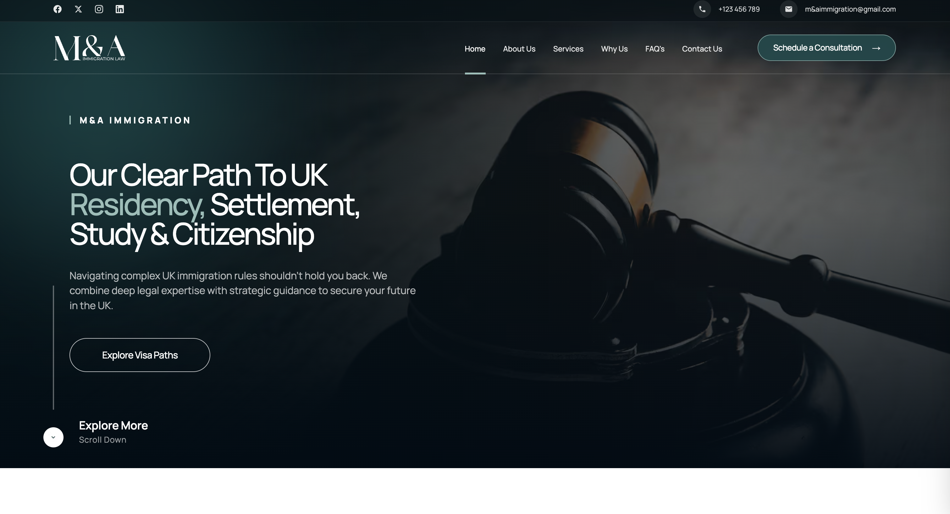 M&A Immigration Law screenshot